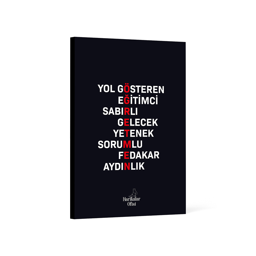 ÖĞRETMEN Tasarımlı Akademik Öğretmen Ajandası ÖĞRETMEN Tasarımlı Akademik Öğretmen Ajandası