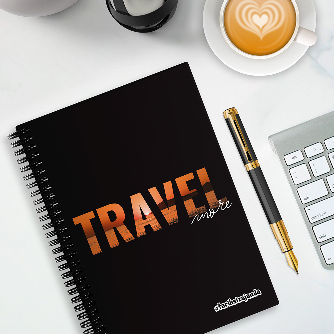 Travel Temalı Sert Kapak A5 Tarihsiz Akademik Ajanda Travel Temalı Sert Kapak A5 Tarihsiz Akademik Ajanda