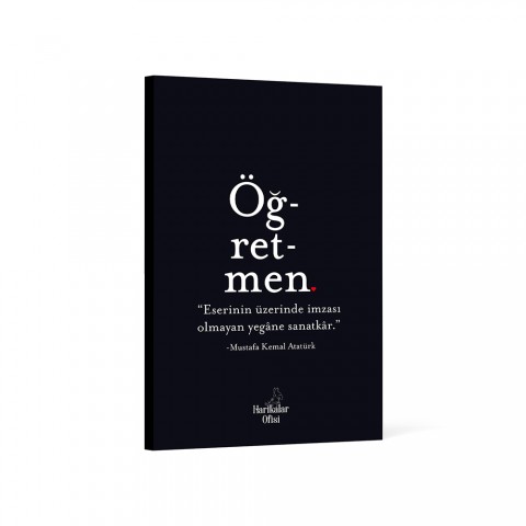 Öğ-ret-men Tasarımlı Akademik Öğretmen Ajandası
